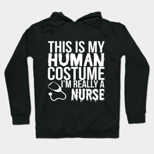 Halloween Funny Gift - This Is My Human Costume Nu Hoodie
